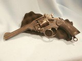 WEBLEY MARK IV .38S&W WEBLEY & SCOTT CROSS-BOLT SAFETY SINGAPORE POLICE CONTRACT MK IV ALL-MATCHING 5