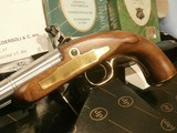 PEDERSOLI QUEEN ANNE FLINTLOCK PISTOL.50 BLACKPOWDER PISTOLUNFIRED! - Image 6 of 14