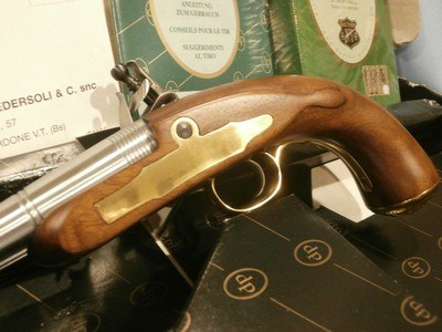 PEDERSOLI QUEEN ANNE FLINTLOCK PISTOL.50 BLACKPOWDER PISTOLUNFIRED! - Image 6 of 14
