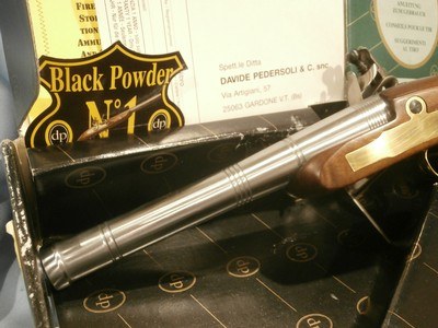 PEDERSOLI QUEEN ANNE FLINTLOCK PISTOL.50 BLACKPOWDER PISTOLUNFIRED! - Image 7 of 14