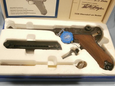 MAUSER LUGER INTERARMS 9mm P-08 LUGER INTERARMS LUGER 9mm 6