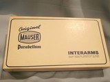 MAUSER LUGER INTERARMS 9mm P-08 LUGER INTERARMS LUGER 9mm 6
