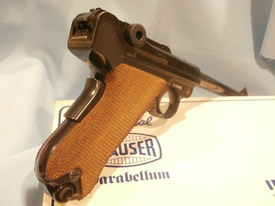 MAUSER LUGER INTERARMS 9mm P-08 LUGER INTERARMS LUGER 9mm 6