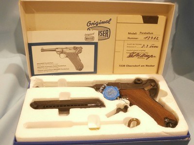 MAUSER LUGER INTERARMS 9mm P-08 LUGER INTERARMS LUGER 9mm 6