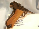 MAUSER LUGER INTERARMS 9mm P-08 LUGER INTERARMS LUGER 9mm 6