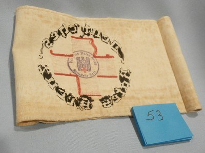 WWII WW2 NAZI ARMBAND WWII NAZI PARTY ARMBAND NAZI ARMBAND WWII GERMAN ARMBAND WWII GERMAN NAZI ARMBAND WWII 100% ORIGINAL!!#53 - Image 3 of 6