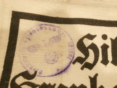 WWII WW2 NAZI ARMBAND WWII NAZI PARTY ARMBAND NAZI ARMBAND WWII GERMAN ARMBAND WWII GERMAN NAZI ARMBAND WWII 100% ORIGINAL!! #52 - Image 3 of 6