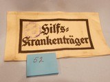 WWII WW2 NAZI ARMBAND WWII NAZI PARTY ARMBAND NAZI ARMBAND WWII GERMAN ARMBAND WWII GERMAN NAZI ARMBAND WWII 100% ORIGINAL!! #52 - Image 1 of 6