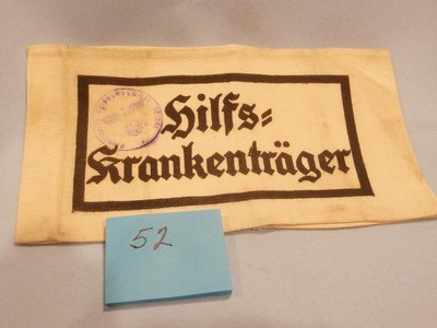 WWII WW2 NAZI ARMBAND WWII NAZI PARTY ARMBAND NAZI ARMBAND WWII GERMAN ARMBAND WWII GERMAN NAZI ARMBAND WWII 100% ORIGINAL!! #52 - Image 1 of 6