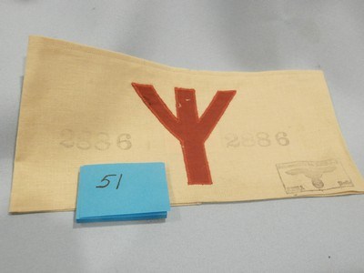 WWII WW2 NAZI SS ARMBAND WWII NAZI PARTY SS ARMBAND NAZI ARMBAND WWII GERMAN SS ARMBAND WWII GERMAN NAZI SS ARMBAND WWII 100% ORIGINAL!! #51 RARE!! - Image 9 of 9