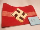 WWII WW2 NAZI HITLER YOUTH ARMBAND WWII NAZI HJ ARMBAND NAZI HITLER YOUTH ARMBAND WWII GERMAN ARMBAND WWII 100% ORIGINAL!! #57 - Image 3 of 4