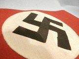 WWII WW2 NAZI PARTY ARMBAND WWII NAZI PARTY ARMBAND NAZI ARMBAND WWII GERMAN ARMBAND WWII GERMAN NSDAP NAZI ARMBAND WWII 100% ORIGINAL!! - Image 2 of 8