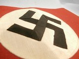 WWII WW2 NAZI PARTY ARMBAND WWII NAZI PARTY ARMBAND NAZI ARMBAND WWII GERMAN ARMBAND WWII GERMAN NSDAP NAZI ARMBAND WWII 100% ORIGINAL!! - Image 3 of 8