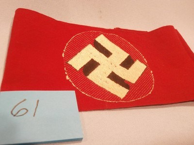 WWII WW2 NAZI ARMBAND WWII NAZI PARTY ARMBAND NAZI ARMBAND WWII GERMAN ARMBAND WWII GERMAN NAZI ARMBAND WWII 100% ORIGINAL!!#61 - Image 3 of 4
