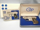 COP 357 MAGNUM 4-SHOT STAINLESS STEEL PISTOL COP 4-BARREL DERRINGER .357 DERRINGER COP 4-BARREL PISTOL COP MODEL SS-1 MINT & RARE!!!.22LR INSERTS - Image 1 of 10