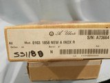 UBERTI 1858 NEW ARMY .44 CAL STAINLESS STEEL TARGET REVOLVER PERCUSSION REVOLVER .44 CALUBERTI NEW ARMY 1858 BLACK POWDER TARGET REVOLVERNEW!! - Image 12 of 13