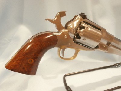 UBERTI 1858 NEW ARMY .44 CAL STAINLESS STEEL TARGET REVOLVER PERCUSSION REVOLVER .44 CALUBERTI NEW ARMY 1858 BLACK POWDER TARGET REVOLVERNEW!! - Image 7 of 13
