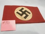 WWII WW2 NAZI ARMBAND WWII NAZI PARTY ARMBAND NAZI ARMBAND WWII GERMAN ARMBAND WWII GERMAN NAZI ARMBAND WWII 100% ORIGINAL!! #70 - Image 1 of 11