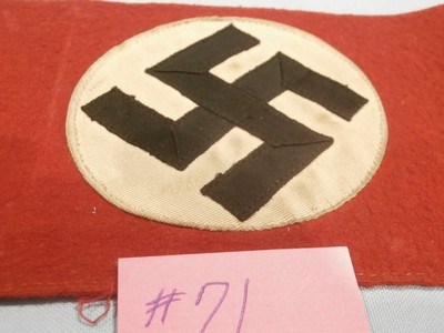 WWII WW2 NAZI ARMBAND WWII NAZI NSDAP ARMBAND NAZI ARMBAND WWII GERMAN ARMBAND WWII GERMAN NAZI ARMBAND WWII 100% ORIGINAL!! #71 - Image 2 of 6