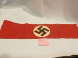 WWII WW2 NAZI ARMBAND WWII NAZI NSDAP ARMBAND NAZI ARMBAND WWII GERMAN ARMBAND WWII GERMAN NAZI ARMBAND WWII 100% ORIGINAL!! #71 - Image 1 of 6