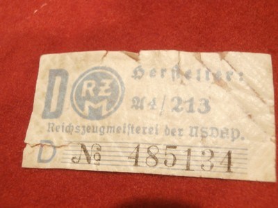 WWII WW2 NAZI ARMBAND WWII NAZI NSDAP ARMBAND NAZI ARMBAND WWII GERMAN ARMBAND WWII GERMAN NAZI ARMBAND WWII 100% ORIGINAL!! #71 - Image 6 of 6
