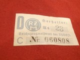 WWII WW2 NAZI ARMBAND WWII NAZI NSDAP ARMBAND WOOL ARMBAND W/RZMWWII GERMAN ARMBAND WWII WOOL NAZI ARMBAND WWII 100% ORIGINAL!! #72 - Image 12 of 14
