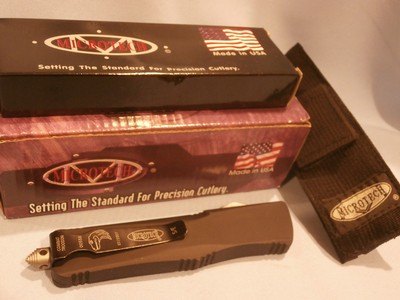 MICROTECH AUTOMATICCOMBAT TRODEN OTF AUTOMATIC FIGHTING KNIFE..............CLONE!!! - Image 1 of 8