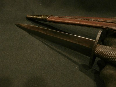 OSS STILETTO w/ORIGINAL SCABBARDWWII OSS MILITARY STILETTOWWII US STILETTOOSS FIGHTING KNIFEWWII OSS STILETTOWWII OSS FIGHTING KNIFE - Image 2 of 14