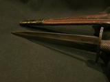 OSS STILETTO w/ORIGINAL SCABBARDWWII OSS MILITARY STILETTOWWII US STILETTOOSS FIGHTING KNIFEWWII OSS STILETTOWWII OSS FIGHTING KNIFE - Image 12 of 14