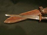 WWII WESTERN L77 STILETTORARE BAKELITE CROSS GUARD AND POMMEL!ORIGINAL SCABBARD!WWII L77 STILETTO!WESTERN L77 w/BAKELITE GUARD AND POMMEL!! - Image 2 of 15