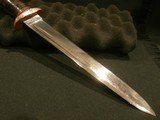WWII WESTERN L77 STILETTORARE BAKELITE CROSS GUARD AND POMMEL!ORIGINAL SCABBARD!WWII L77 STILETTO!WESTERN L77 w/BAKELITE GUARD AND POMMEL!! - Image 5 of 15