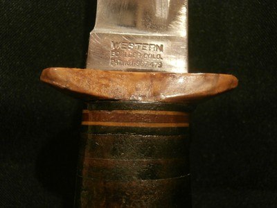 WWII WESTERN L77 STILETTORARE BAKELITE CROSS GUARD AND POMMEL!ORIGINAL SCABBARD!WWII L77 STILETTO!WESTERN L77 w/BAKELITE GUARD AND POMMEL!! - Image 10 of 15