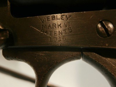 WEBLEY MK VI 1916 .455 CAL ALL-MATCHING SERIAL NUMBERS! EXCELLENT BORE & CHAMBERS! EXCELLENT OVERALL CONDITION!! Seller's Inventory # - Image 5 of 12