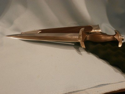 WWII GERMAN SA DAGGER GERMAN WWII NAZI DAGGER WWII SA NAZI DAGGER GERMAN SA NAZI DAGGER WWII GERMAN NAZI SA DAGGER RZM M7/36(E. & F. HORSTER) - Image 10 of 14