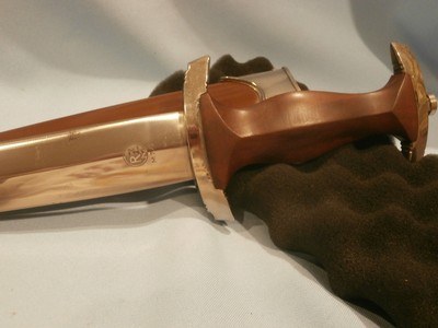WWII GERMAN SA DAGGER GERMAN WWII NAZI DAGGER WWII SA NAZI DAGGER GERMAN SA NAZI DAGGER WWII GERMAN NAZI SA DAGGER RZM M7/2 (EMIL VOOSWAFFENFABRIK) - Image 10 of 14