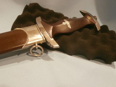 WWII GERMAN SA DAGGER GERMAN WWII NAZI DAGGER WWII SA NAZI DAGGER GERMAN SA NAZI DAGGER WWII GERMAN NAZI SA DAGGER RZM M7/27 (PUMAWERKLAUTERJUNG) - Image 11 of 14