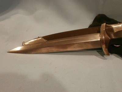 WWII GERMAN SA DAGGER GERMAN WWII NAZI DAGGER WWII SA NAZI DAGGER GERMAN SA NAZI DAGGER WWII GERMAN NAZI SA DAGGER RZM M7/27 (PUMAWERKLAUTERJUNG) - Image 7 of 14