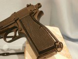 BROWNING HI-POWER 9mm WWII JOHN INGLIS 9mm HI-POWER WWII BROWNING INGLIS HI-POWER 9mm BROWNING FN 9mm HI-POWER JOHN INGLIS - Image 2 of 9