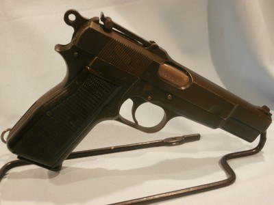 BROWNING HI-POWER 9mm WWII JOHN INGLIS 9mm HI-POWER WWII BROWNING INGLIS HI-POWER 9mm BROWNING FN 9mm HI-POWER JOHN INGLIS - Image 4 of 9