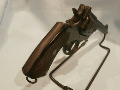 WEBLEY MK VI 1918 .455 CAL ALL-MATCHING SERIAL NUMBERS! EXCELLENT BORE & CHAMBERS! EXCELLENT OVERALL CONDITION 1918!!! - Image 11 of 11
