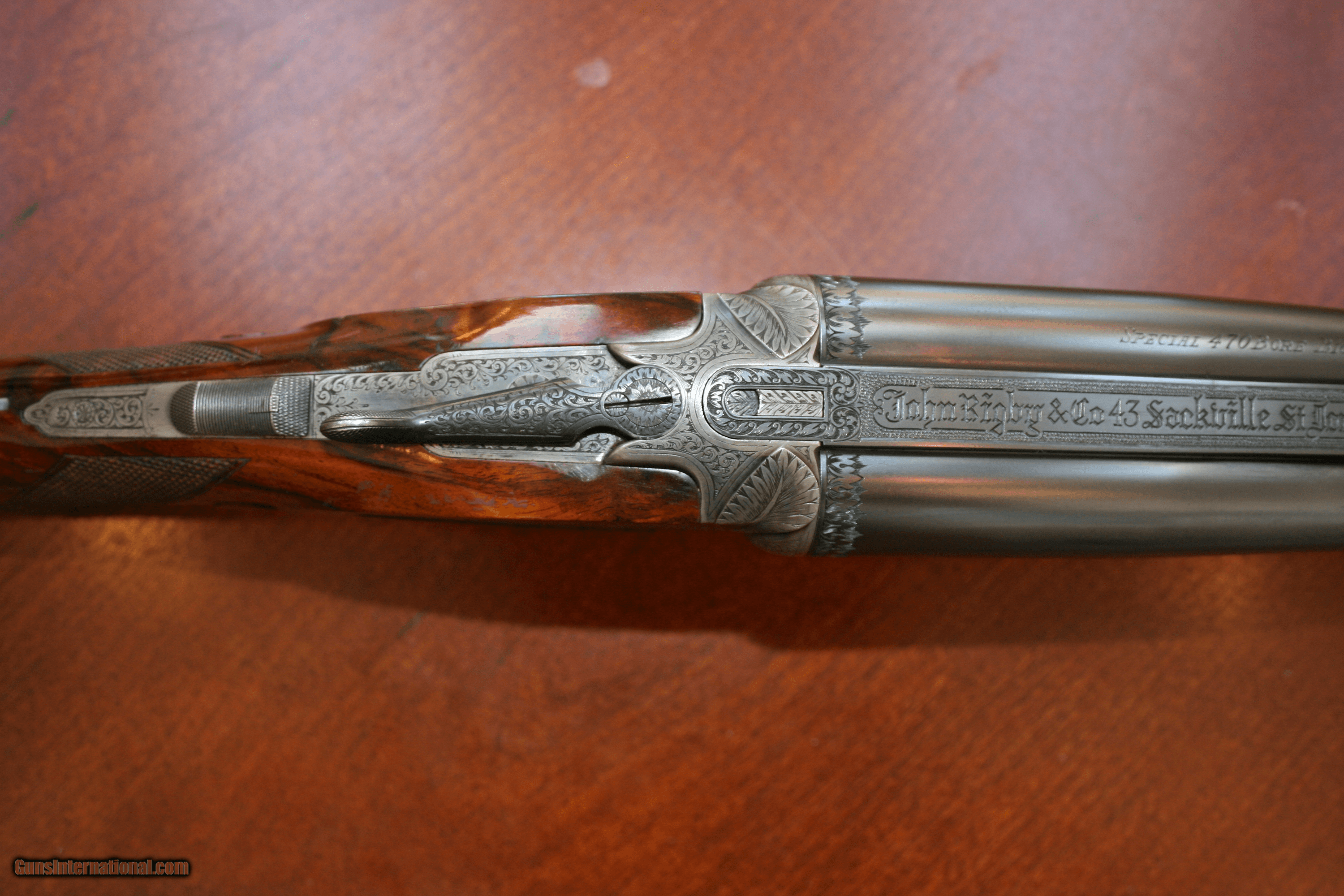 Rigby Best Rising Bite Sidelock Ejector Double Rifle in 470 Nitro Express