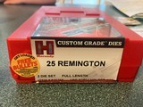 25 Rem Brass, components, dies - 6 of 9