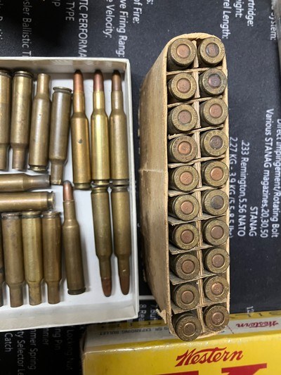 25 Rem, 30 Rem, 32 Rem ammo/brass/dies - Image 6 of 7