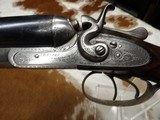 J. R. Evans, English Hammer Gun (DAMASCUS) - 2 of 13