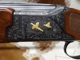 Unbelievable Hand Engraved and Gold Inlaid, 101 Pigeon PRESENTATIONGrade Gun