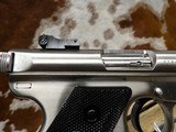 Ruger Mark II Target with Bull Barrel in Stainless. - 3 of 14