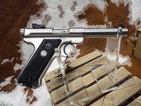 Ruger Mark II Target with Bull Barrel in Stainless. - 1 of 14