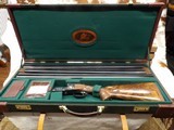 Winchester Model 21, 20-28-20 gauge, Custom Engraved and stocked with three barrel Orvis luggage Case - 4 of 25