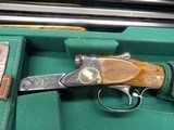 Winchester Model 21, 20-28-20 gauge, Custom Engraved and stocked with three barrel Orvis luggage Case - 9 of 25