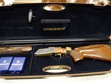 Krieghoff K-80 Sporting, Black Supersport engraving with gold wire border.32 inch sporting barrels. - 3 of 19